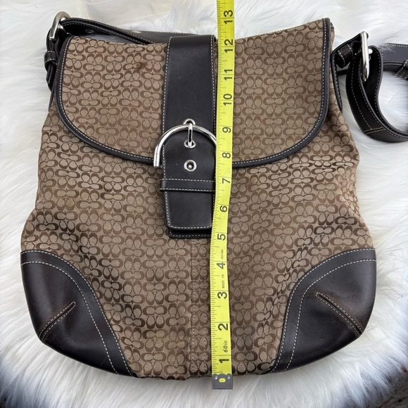 COACH SOHO MONOGRAM CONVERTIBLE SHOULDER CROSSBODY BAG - Picture 12 of 13